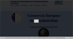 Desktop Screenshot of european-lipodystrophies.org