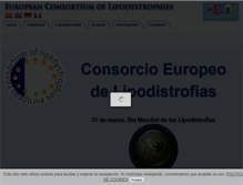 Tablet Screenshot of european-lipodystrophies.org